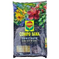 Compo sana - Sustrato Universal de Calidad en Paquete de 5, 10, 25, 40 litros para plantas flores jardín con abono - details 1
