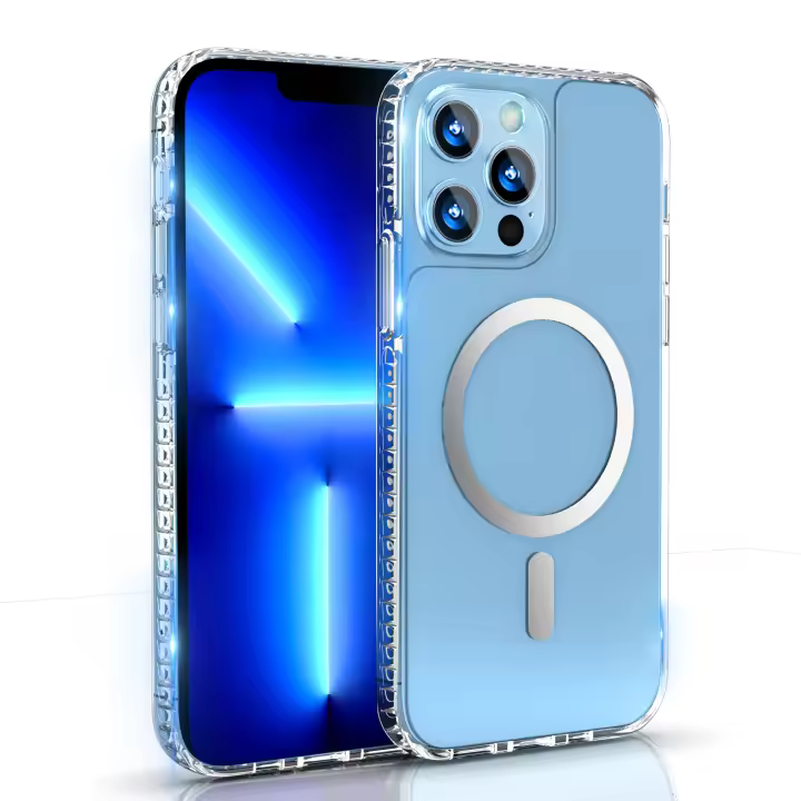 Funda magnética para Iphone 13 / 13 Pro / 13 Pro Max 6.7' EUCG Compatible con Tecnología MagSafe. Transparente - 1
