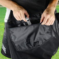 Bolsa De Red Extra Grande Para Baloncesto Con Cordón Y Bolsillo Cerrado Ideal Para Fútbol Voleibol Y Baloncesto Almacenamiento Deportivo - details 8