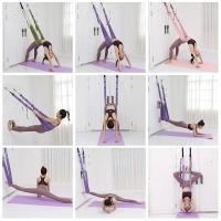 Cinturón De Yoga Aéreo Ajustable Hamaca De Inversión Antigravedad Para Estiramiento Y Entrenamiento En El Gimnasio - details 0