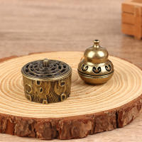 Encendedor De Incienso En Forma De Loto Buddha Buddhism Metal Mini Decoración Para El Hogar Sandalwood Censer Artesanía Metálica - details 2