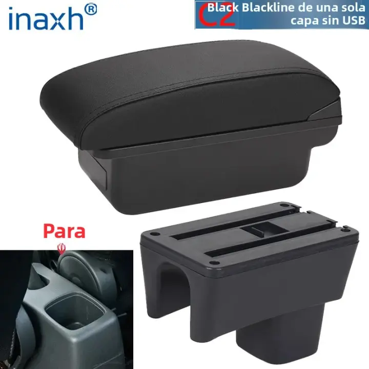 Caja De Reposabrazos Para Suzuki Swift Accesorios De Interior Para Coche Caja De Almacenamiento Detalles Material De Cuero / Plástico ABS Adecuado Para 2005-2023 - 1