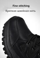 Botas De Nieve Para Hombre Botas De Invierno Impermeables Antideslizantes Con Lazo Alto Top Plush Warm Botas De Trabajo Militar - details 6