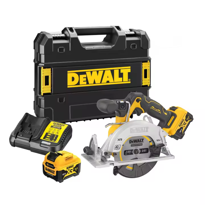 Dewalt DCS512P2-QW - Sierra Circular sin escobillas XR 12V Li-Ion 5Ah - 1