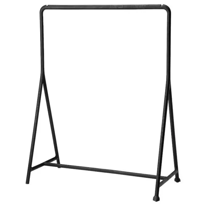 Perchero Turbo Ikea para interior y exterior, negro, 117cm x 59cm - 1