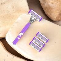 Afeitadora Manual De Seguridad Clásica Con 6 Capas Para Hombres Y Mujeres Eliminación De Vello Apto Para Rostro Y Piernas - details 1