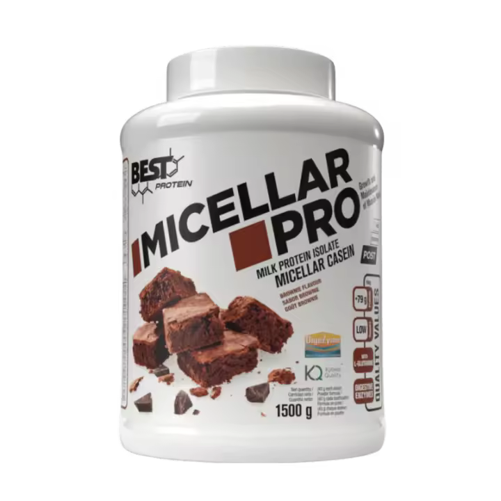 Best Protein Micellar Pro 1.5 Kg Brownie Polvo - 1