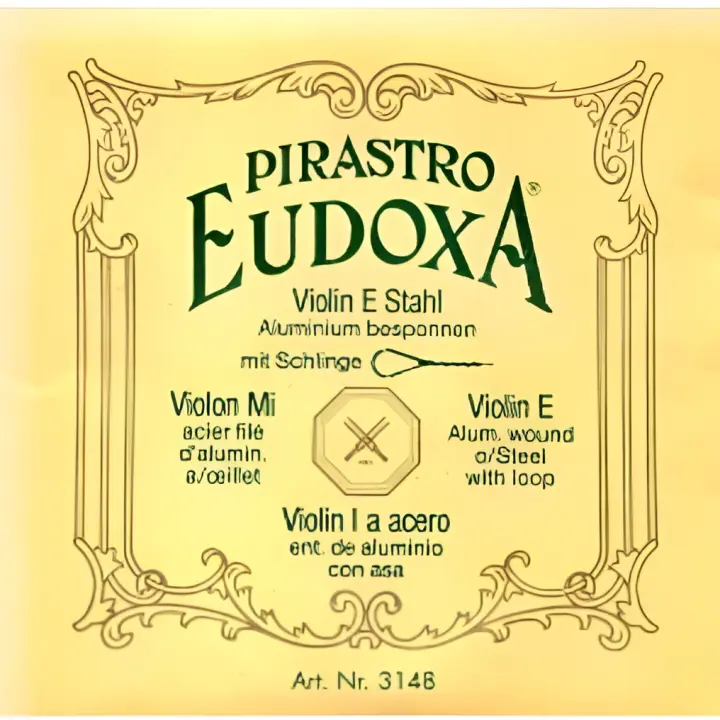 CUERDA VIOLIN-Pirastro (Eudoxa 314821) (Acero/Aluminio) 1ª Lazo Violin 4/4 - 1