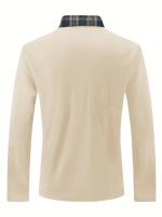 Camisa Polo Hombre Primavera Otoño Con Cierre De Cremallera Y Bolsillo Estilo Casual Deportivo Y Libre Para Viajes Material Poliéster Transpirable - details 4