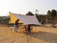 Juego Completo De Correa De Tela Para Instalación De Tarp De Camping 2P Y 4P Cuerda De Seguridad Para Carpa Accesorio De Tenda - details 1