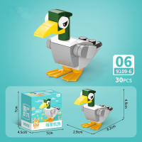 Bloques De Construcción De Animales Del Mundo Insecto Scorpion Mantis Hormiga Araña Pájaro Marino Regalo Para Niños Adornos De Escritorio Bloques Pequeños Compatible Con Lego ABS Sin Batería - details 16