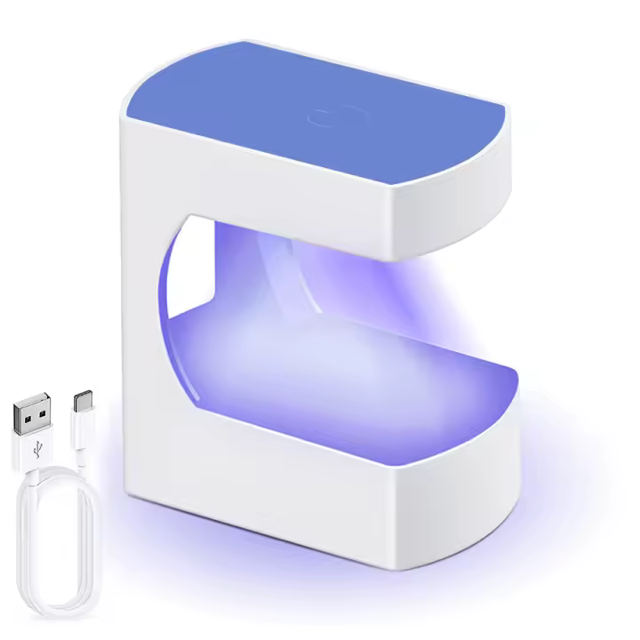 Lámpara LED UV Mini Para Uñas Con Timer USB Portátil Para Secado Rápido De Esmalte De Gel Para Manicura DIY Art De Uñas - 1