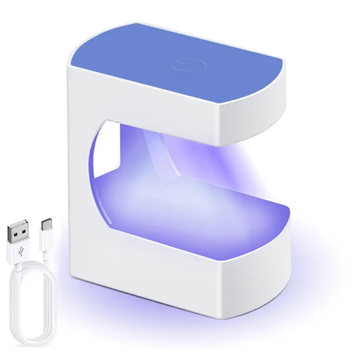 Lámpara LED UV Mini Para Uñas Con Timer USB Portátil Para Secado Rápido De Esmalte De Gel Para Manicura DIY Art De Uñas - 1