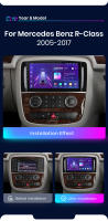 Junsun Radio Coche para Mercedes Benz R-Class W251 R300 R280 R320 2005 2006 2007 2008 2009 2010 2011 2012 2013 2014 2015 2016 2017 Inalámbrico CarPlay Android Auto AI Voice 2 din Pantalla Coche Android Auto Multimedia Navegación GPS Auto radio - details 4