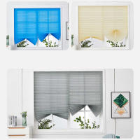 Cortinas De Papel Pliegue 90x150cm Para Ventanas Negras Blindaje Interior Doble Capa Sin Control Inteligente Material CRYSTAL - details 7