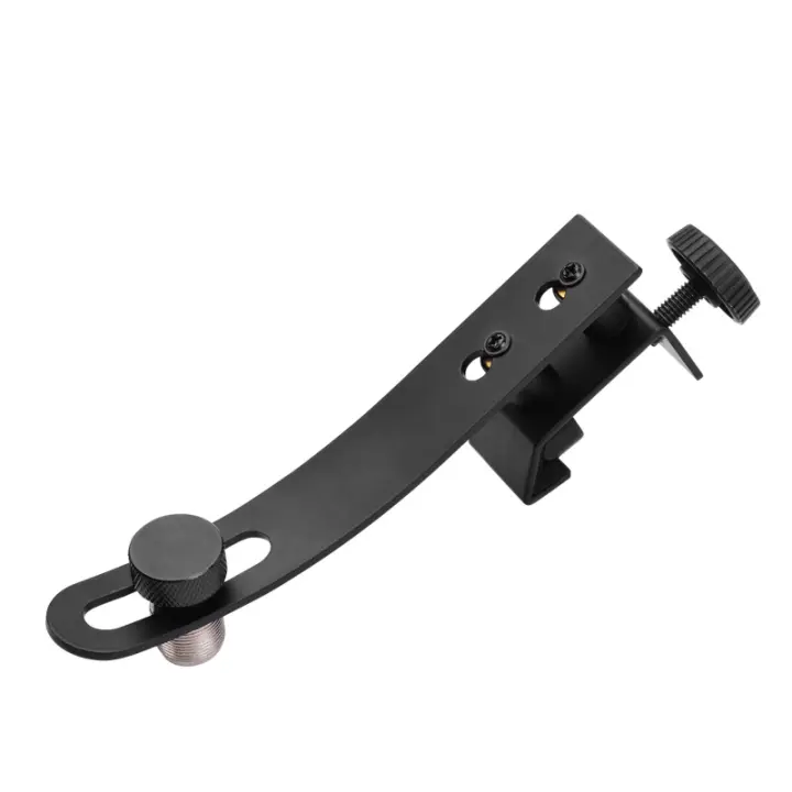 Pinza De Micrófono Ajustable Para Batería Con Ranura Y Engrosamiento Antivibración Accesorio Musical De Calidad Superior - 1