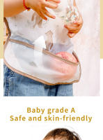 Nuevo Babero Para Bebé HappyFlute One Piece Con Bolsillo Impermeable Y Diseño De Gancho Y Borla Multifuncional Para Niños Y Niñas De 0 a 1 Año - details 4