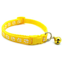 Collar De Moda Para Gatos Con Patrón Colorido Y Campana Ajustable Accesorios Para Mascotas DIY Para Gatos Y Gatitos - details 7