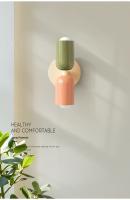 Lámpara De Pared Colorida Para Dormitorio Y Pasillo Luz De Entrada Moderna Para Niños Decoración Interior Macarón Nordic LED Incluido - details 5