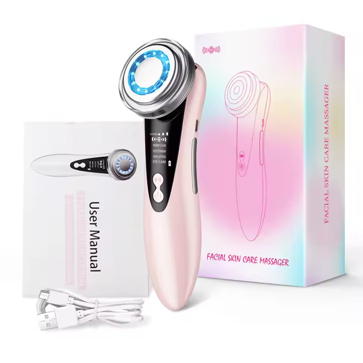 Dispositivo De Masaje Facial Eléctrico Rejuvenecimiento De Piel Lifting Y Tensión Regalo Perfecto Para Mujeres Limpiador Facial USB - 1