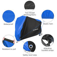 Cubierta Impermeable Para Motocicleta Protectora Contra Polvo Raining Nieve UV Para Scooter Tamaño M L XL XXL XXXL Material 190T Poliéster Taffeta Antiuv - details 13