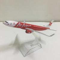 Modelo De Avión AirAsia Boeing 737 JASON TUTU 16cm Escala 1/400 Metal Sin Batería Para Adolescentes Y Adultos - details 1
