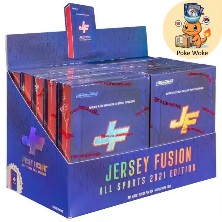 Jersey Fusion - Blister All Sports 2021 - Azul - Inglés - Cartas Pokemon Originales Tcg - 1