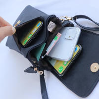 Bolso Bandolera De Cuero PU Para Mujer Bolso De Mano Pequeño Con Teléfono Móvil Estilo Messenger Color Sólido Cierre De Cremallera Y Hebilla - details 10
