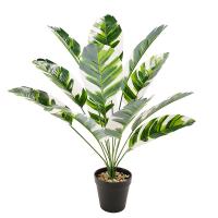Planta De Palma De Plátano Artificial 65cm Decoración De Jardín Y Habitaciones Falso Flor De Hoja Bonsái Para Fiesta Al Aire Libre - details 3