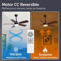 CLAR - Ventilador de Techo con Luz LED, Motor DC Eficiente y Silencioso - details 9
