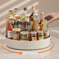 Rack De Especias Giratorio De 360 Grados Para Cocina Soporte De Almacenamiento Rotativo No Eslipiente Para Cosméticos Y Sundries Ecológico - details 3