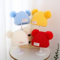 Gorro De Punto Para Bebés Niñas Otoño Invierno Con Pompón Bonnet Infantil Accesorios Nuevos Warmer Para Niños Cabezas Estilo Cute - details 0