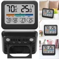 Medidor De Temperatura Y Humedad Digital Pantalla Grande Color Indicador De Comodidad Para Hogar Oficina Dormitorio Con Registros De Máximo Y Mínimo - details 0