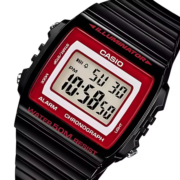 Reloj Casio digital W-215H-1A2 Alarm Chronograph - 1