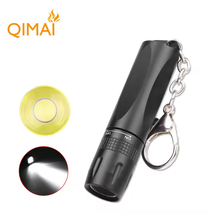 Nueva linterna T6 de luz potente, de aleación de aluminio, portátil, mini, con hebilla colgante, iluminación de emergencia - 1