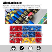 Kit De Conectores De Cable Aislados 280/480PCS Terminales De Arruga Para Electrónica Kit De Crimpado De Alambres Variados - details 3