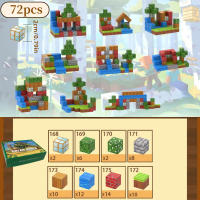 Bloques De Construcción Magnéticos Creativos Set De Mi Mundo Escena Famosa Arquitectónica Juguete DIY Para Niños Y Niñas Regalo De Navidad - details 3