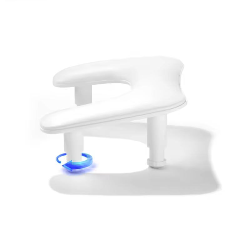 Almohada De U Para Arte De Uñas Ajustable Y Levantable Con Soporte Desmontable De Cuero PU Diseño Inclinado Almohada De Mano Para Uñas - 1