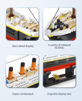 Modelo De Barco Titanic KNEW BUILT Bloques De Construcción Micro Para Niñas Regalo Para Adultos Con Muñecas Kit De Artesanía Decorativa - details 12