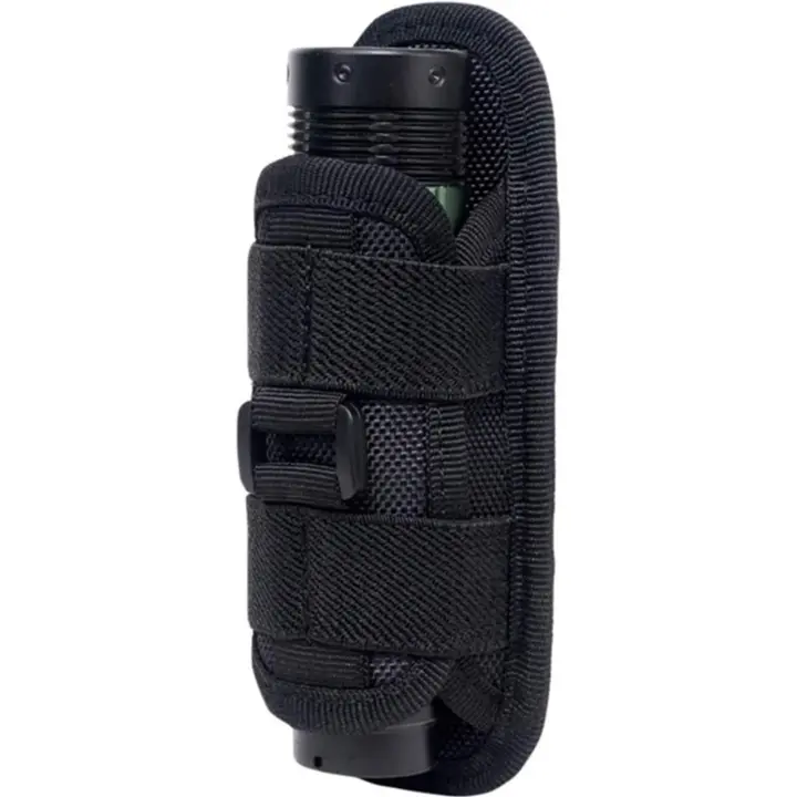 Funda táctica para 360 Grados, Funda para cinturón, soporte para Antorcha portátil, accesorios de iluminación para Caza, Funda para Antorcha, linterno giratoria de 360 Grados - 1