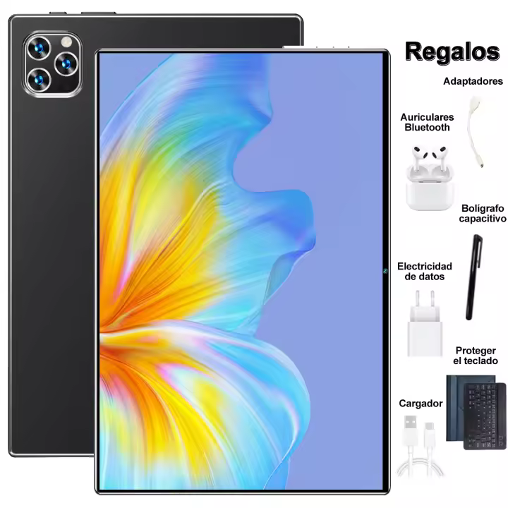 2025 nueva tableta de 10.1 pulgadas Android 13.0 20000mah 16GB Ram 1TB Rom WiFi 14 tableta nuclear PC 4G / 5G 5K red de alta definición global promoción de bajo precio para regalos de oficina portátiles - 1