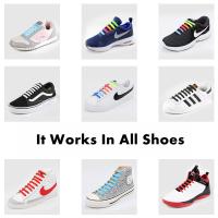 16pcs/set Alzas De Silicona Elásticas Para Zapatos Sin Nudos Lazos Desenlazados T-Shape Para Hombres Y Mujeres - details 6