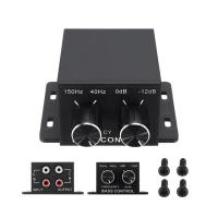 Amplificador De Potencia Universal Para Coche Con Salida RCA Y Controlador De Cruzamiento Compacto Accesorios De Coche Bass Subwoofer - details 0