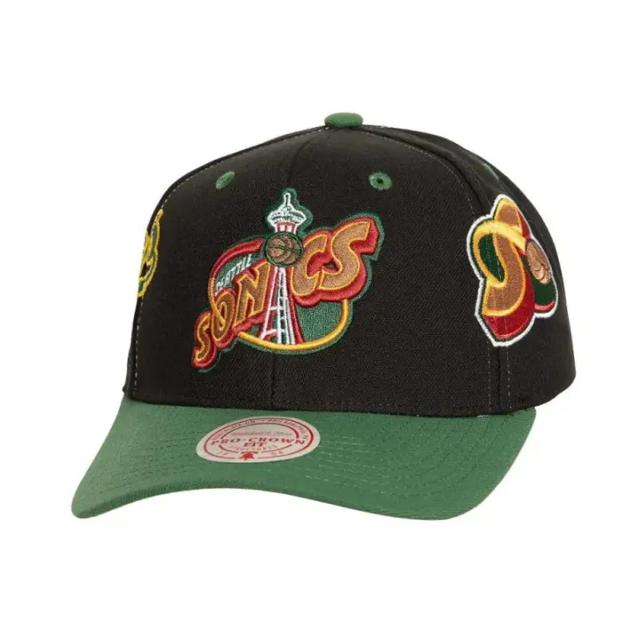 Gorra Curva Seattle Supersonics NBA Overbite Pro HWC - Mitchell and Ness - 1