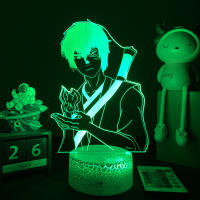 Lámpara LED 3D Anime Avatar La Última Airebender Figura De Noche Aang Zuko Iroh Toph Beifong Suki Decoración Para Habitación De Niños - details 2