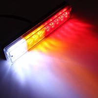 Luz De Caucho 12V Para Coche Par De Luces Traseras LED Indicador De Freno Y Señal De Giro Para Camión Y Remolque Material ABS - details 0