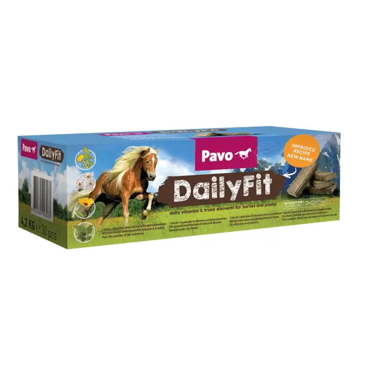 Barritas Multivitamínicas para Caballos PAVO DailyFit 4,5 Kg (30 Briquetas) - 1