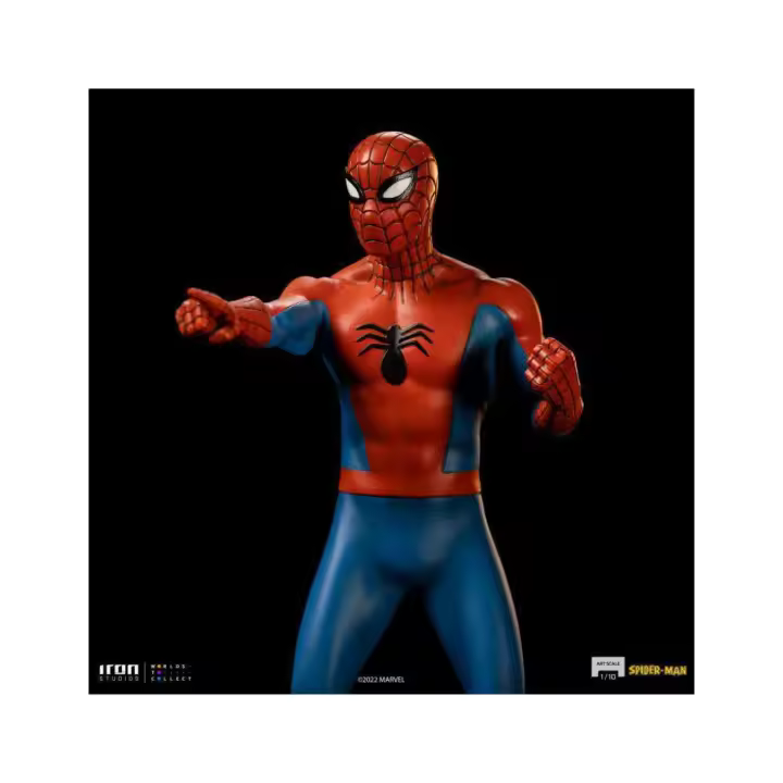 IRON STUDIOS SPIDER-MAN ANIMATED 60S 1/10 STATUE - 1