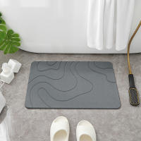 Alfombra De Baño Kieselguhr Antideslizante Alfombrilla De Ducha Absorbente Y Secado Rápido Tamaño 60x39cm Para Adultos - details 14