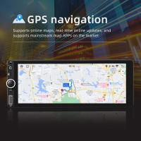 Radio con GPS para coche, reproductor Multimedia con Android, IPS, 6,9 pulgadas, 1DIN, Carplay, vídeo, MP5, Mirror Link, Bluetooth, estéreo, carga USB - details 6